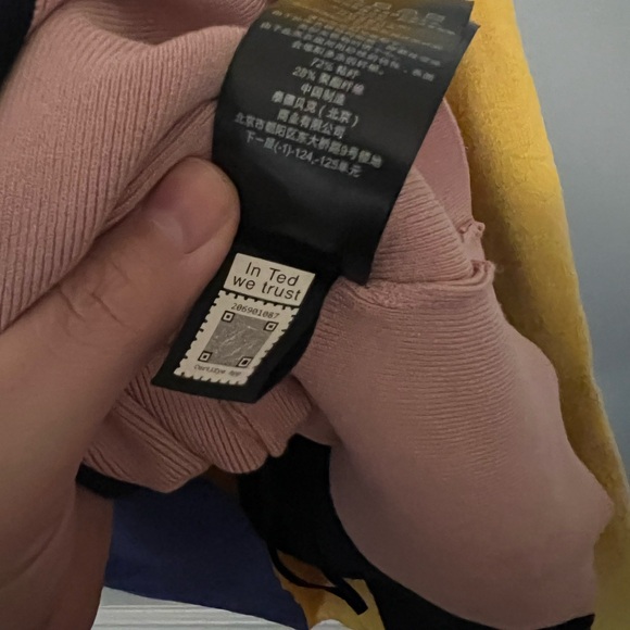 Ted Baker Womens Fenchi Stripe A Line Sweater Colorblock - Picture 8 of 9